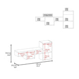 Shelf 22" H, 7 Shelves, White B097P250905