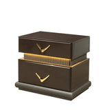 Modern Style 2-Drawer Night stand Made with Wood in Brown B009P155282