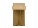 Stylish Console Table with Pine Veneer Geometric Legs,Suitable for Living Room, Study N711P289142O