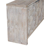 Accent Cabinet Farmhouse Style 4 Door Wooden Cabinet Sideboard Buffet Server Cabinet Storage W1435P151555