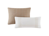 6-Piece King Cotton Jacquard Oversized Comforter Set B035P463273