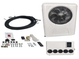 12V Air Conditioner Kit Universal 12000 BTU fit for Semi Trucks Bus RV Caravan 60A-80A 960W 67072751
