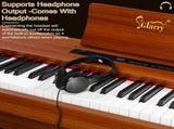 GDP-104 88 Keys Full Weighted Keyboards Digital Piano with Furniture Stand, Power Adapter, Triple 72665435