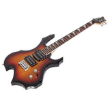 ZNTS Flame Shaped Electric Guitar with 20W Electric Guitar Sound HSH Pickup 91224685