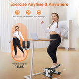 ZNTS Steppers for Exercise, Stair Stepper with Resistance Bands, Mini Stepper with 330LBS Loading 85403615