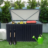 ZNTS Out Door Metal Storage Box Store Medium W1350P147057