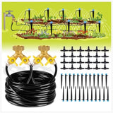 100ft Drip Kit Plant Watering System 8x5mm Blank Distribution Tubing DIY Automatic W2181P170944