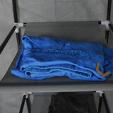 5-Layer 12-Compartment Non-woven Fabric Wardrobe Portable Closet Gray 24212227