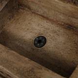 35.25" High Hand Crafted Weather Resistant Floor Fountain with Light, Light Brown 71774.00LBRN