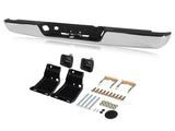 Pickup Rear Bumper 1 Dodge Ram 1500 2002-2008 - Silver/Steel 80815524