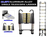 4.1-meter telescopic ladder, aluminum telescopic ladder, non slip feet, maximum capacity of 300 W2717P256991