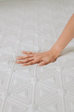 Omne Sleep 8" Gel Memory Foam Mattress Twin XL in White/Dark Gray B04758747