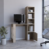 Oiwa Computer Desk with Bookcase and Cabinet B070P188857
