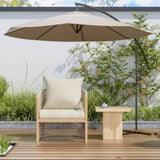 Modern Beige Curved Aluminum Lounge Chair with Stylish Rope-Weave Design and Cushioned Comfort, 85644037