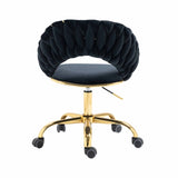 ZNTS COOLMORE Computer Chair Office Chair Adjustable Swivel Chair Fabric Seat Home Study Chair W153981448
