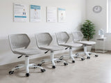 Modern Swivel Office Lobby Reception Chair for Professional Waiting Room, Pebble gray 40000504