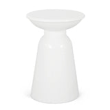 Outdoor Metal end Table -Large 73615.00WHI