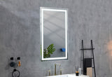 LED Bathroom Mirror 40 "x 32" with Front and Backlight, Large Dimmable Wall Mirrors with Anti-Fog, W928P177834
