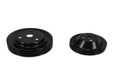 2Pcs Long Water Pump Crankshaft Pulley Kit fit for Chevy 262-400 SBC V8 283-350 79715706