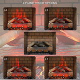 28 inch Infrared Electric Fireplace withTrim kit Insert, Touch Panel Home Decor Heater, Smokeless W1769P252987