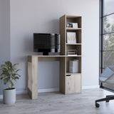 Oiwa Computer Desk with Bookcase and Cabinet B070P188857