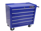 5 DRAWERS MULTIFUNCTIONAL TOOL CART WITH WHEELS-BLUE 43010145