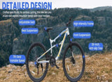 A2670 26 Inch Mountain Bike with 21-Speeds & Full Suspension Steel Frame, Alloy Rims, Disc Brakes W1856P471614