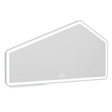 52*28 inch LED Bathroom Vanity Mirror Wall Mounted Adjustable White/Warm/Natural Lights Anti-Fog W708P235364
