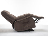 Power Lift Recliner Chair for Elderly- Heavy Duty and Safety Motion Reclining Mechanism-Fabric Sofa W547P293037