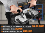 5 inch Cordless Bandsaw, MAXXT 20V Brushless Power Band Saw, 4AH Battery, 6 Speeds Adjustable, Not 63649045