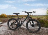 S26102 26 Inch Mountain Bike, Shimano 21 Speeds with Mechanical Disc Brakes, High-Carbon Steel W709P284587
