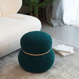 WKJ1Y Dark green snowman stool, seat body width 14.56 inches, round belly, playful cute, suitable W2085P166460