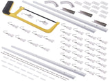 9-12 ft Set Room Divider Ceiling Curtain Set Curtain Rail System Room divider Ceiling 91262669