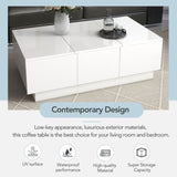 ON-TREND Coffee with 2 large Hidden Storage Compartment, Extendable Cocktail WF303591AAK