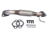 Exhaust Front Flex Pipe without Oxygen Sensor Ports Compatible with Hyundai Sonata 2011-2015 Kia 37313076