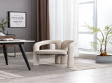 COOLMORE Contemporary Designed Velvet Fabric Upholstered Accent/Dining Chair /Barrel Side Chairs W395103720