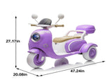 12V Two motors Kids Ride On Level Up Two-seater Electric Motorcycle,Three-wheel Toy W1578P295836