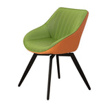 A set of 2 dining chairs, medieval modern kitchen dining chair, PU decorative chairs with black 70507914