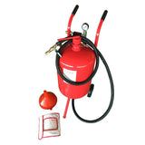 ZNTS Mini 10 Gallon Portable Air Sandblaster Sand Blaster Kit High Pressure Tank Red 96071535