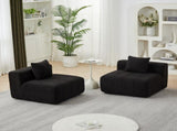 Chenille sectional sofa with 2 pillows,Symmetrical Modular Sofa Sectional for bedroom, living room, W834P389131