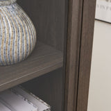 Tall Storage Cabinet, Freestanding Cabinet Glass Door and Shelves, Sideboard cabinet, Cabinet W2275P206603