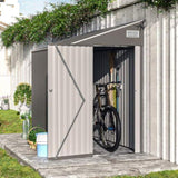 Campcraft Optional two-color storage shed, single hinge door, solid structural design, good W1598P283837