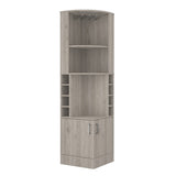 Seattle Bar Cabinet, Eight Bottle Cubbies, Two Large Open Shelves B128P176129