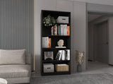 Black 5-Shelf Bookcase B062P175149