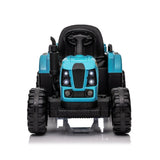 ZNTS Ride on Tractor with Trailer,24V 400W Powered Electric Tractor Toy w/Remote Control,electric car for W1578P194692