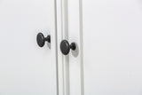78.75'' Tall Display Shelves with 5 Colors Adjustable LED Ceiling Light, Retro-style Bookcases with N845P263122W