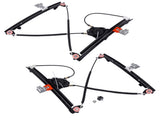 2X Rear Door Window Regulator W/O Motor Replacement for 2003-2013 Maserati Quattroporte M139 65850159