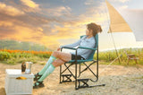 Outdoor Freestyle Rocker Camping Chair Portable Folding Rocking Chair with Solid, Durable Armrests, W640P224439