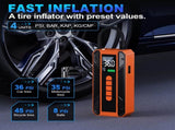 Car Jumper Starter Portable Battery Pack With 150PSI Tire Inflator, Jump Starter With Air 98194116