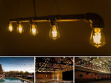 Edison Bulb LED Light Vintage Style Lighting Filament Lamp E26 Warm white 6Pack 12915650